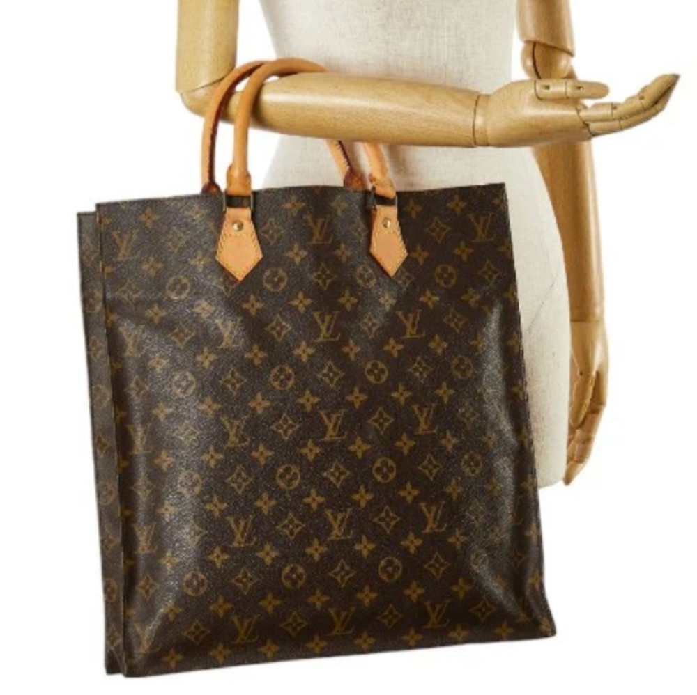 Louis Vuitton Monogram Sac Plat Tote Bag/ GUC - Picture 5 of 5